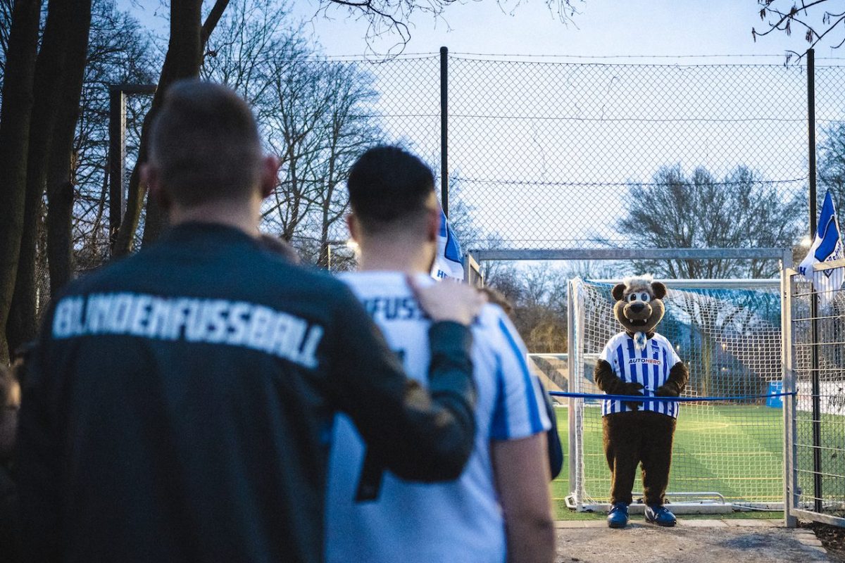 Eröffnung des Blindenfußballplatz des Hertha BSC