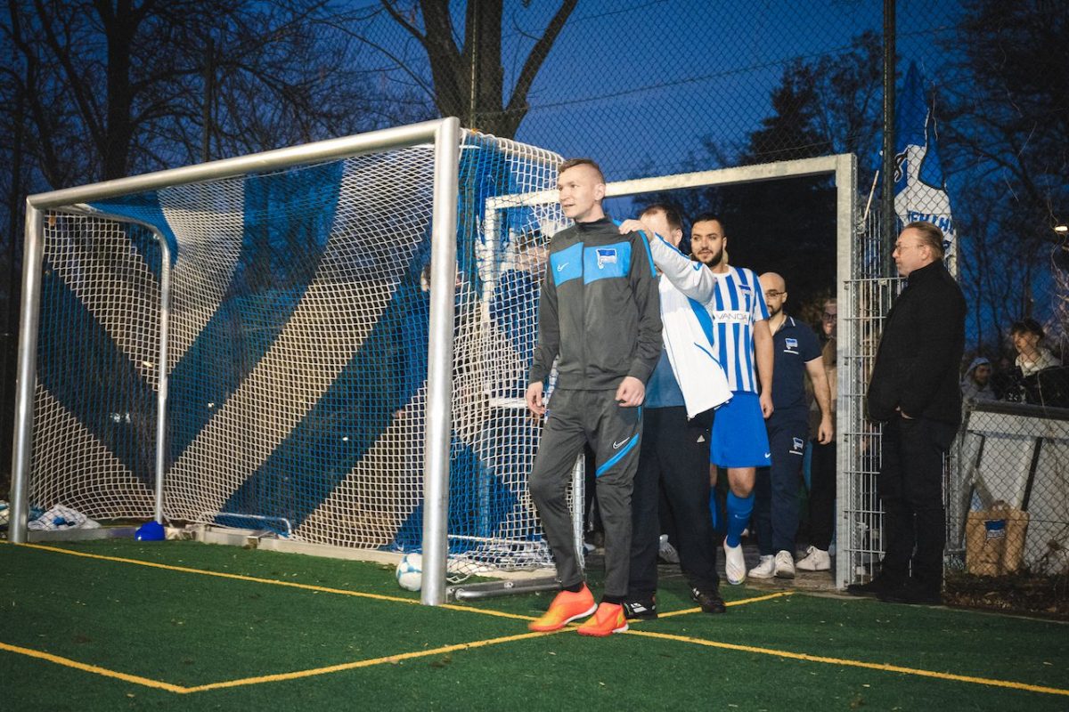 Eröffnung des Blindenfußballplatz des Hertha BSC