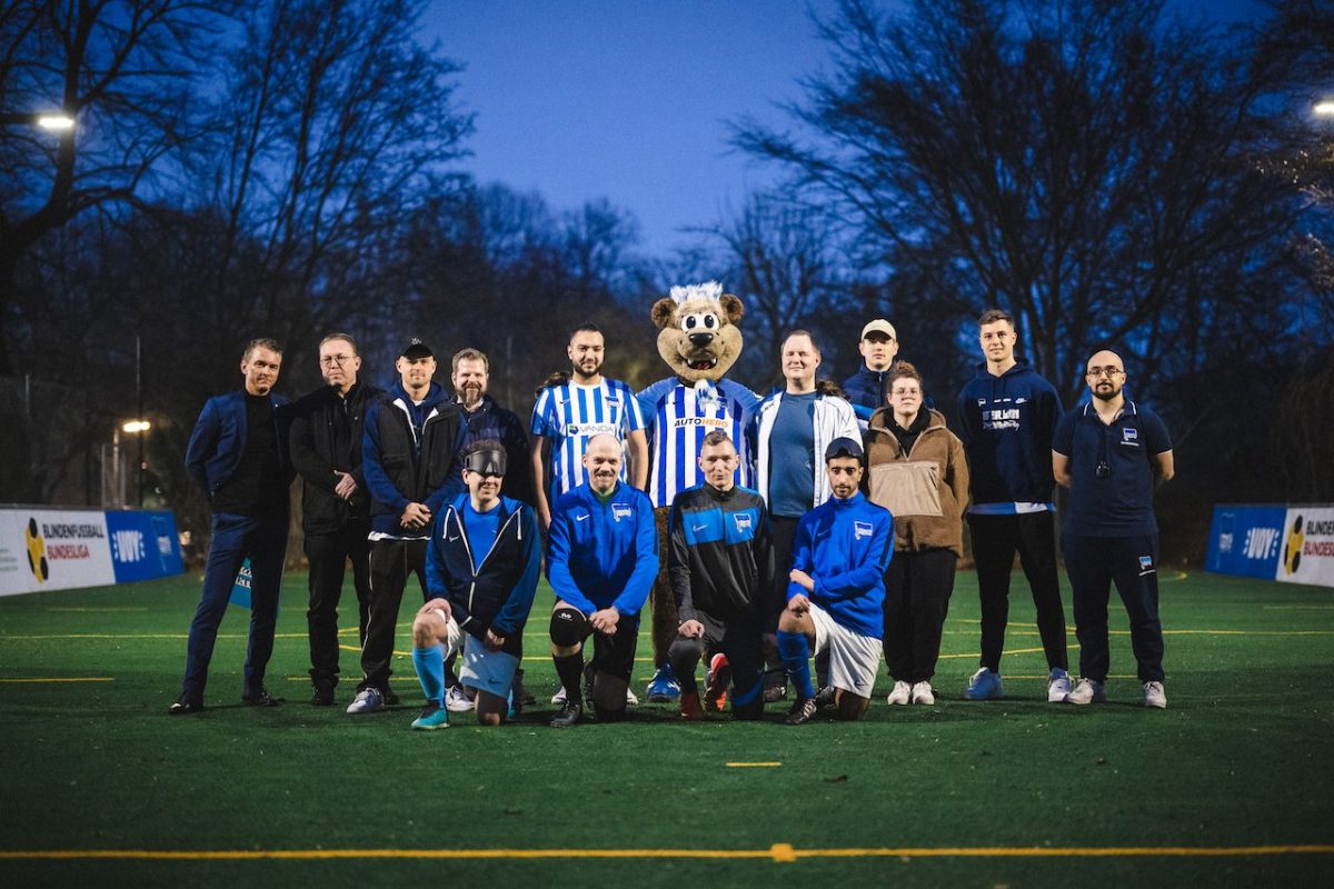 Eröffnung des Blindenfußballplatz des Hertha BSC