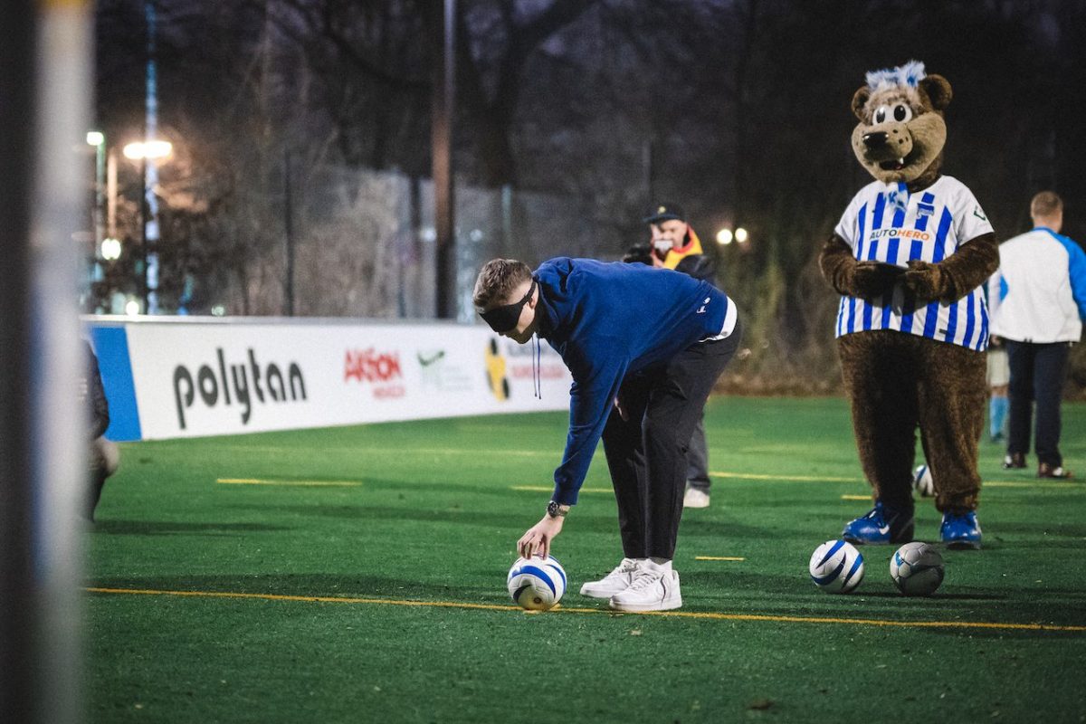 Eröffnung des Blindenfußballplatz des Hertha BSC