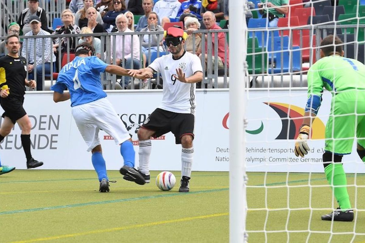 Polytan war offizieller Partner der Blindenfußball-EM in Berlin